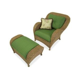 Hampton Bay Chateau Chair and Ottoman Set Replacement Cushions