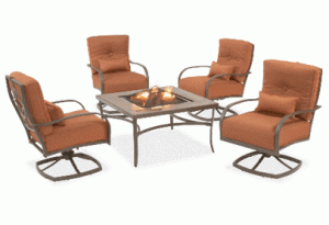 Hampton Bay Palm Canyon 5-Pc. Fire Pit Set Replacement Cushions