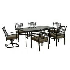 Hampton Bay Sydney Cushions 7pc Dining Set