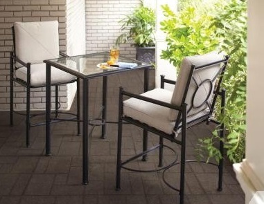 Hampton Bay Barnsley High Dining Chair Cushions