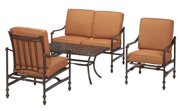 Hampton Bay Niles Park Loveseat and Lounge Chair Cushions from Home Depot