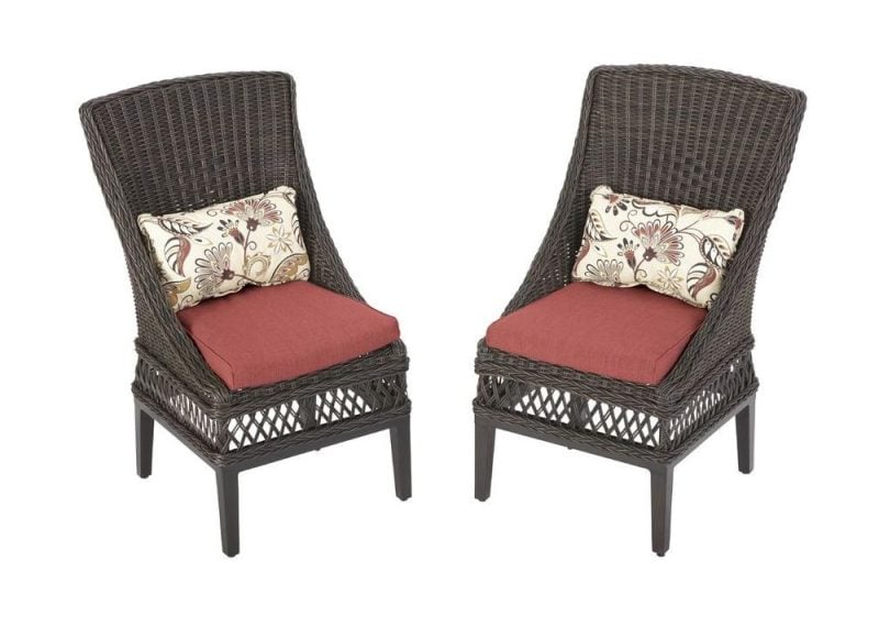 Hampton Bay Woodbury High Back Dining Chair Cushions