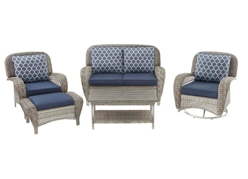 Hampton Bay Beacon Park Deep Seating Set Cushions