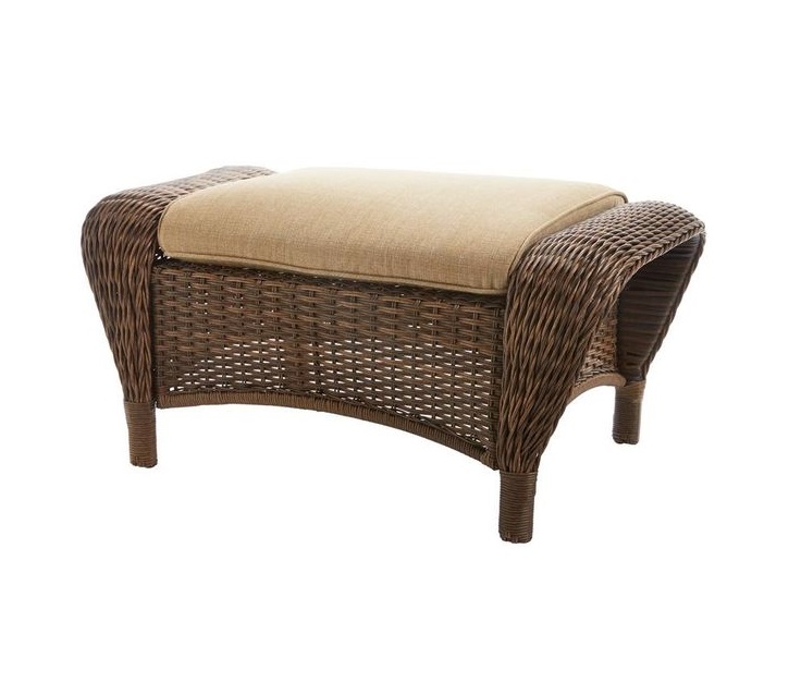 Hampton Bay Beacon Park Ottoman Cushions