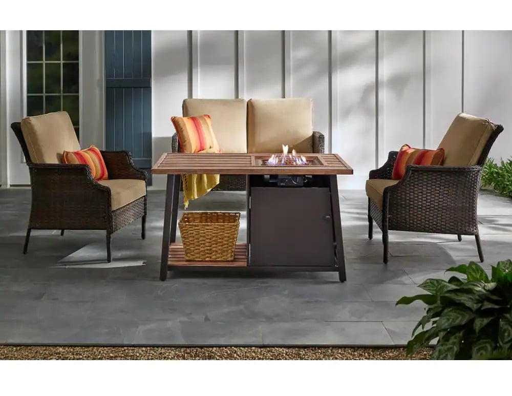 Home Depot Hampton Bay Fordham Conversation Set