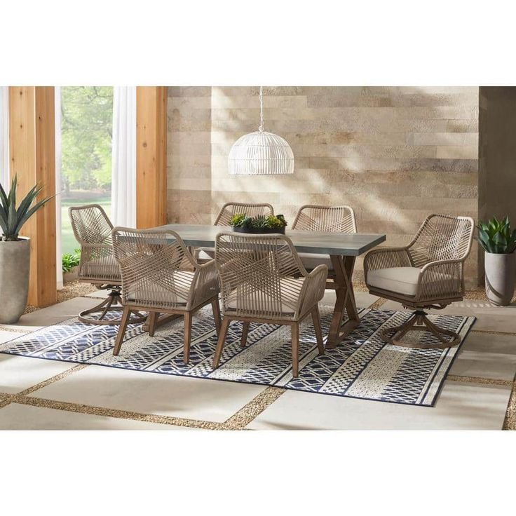 Home Depot Outdoor Hampton Bay Haymont Conversation Set